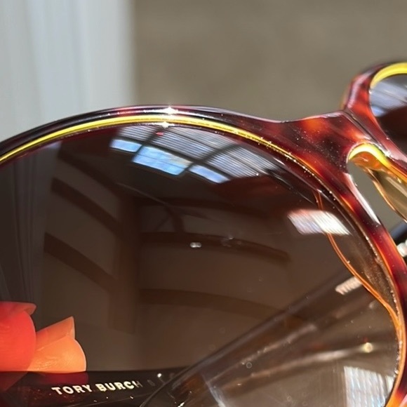 Tory Burch Dark Tortoise Sunglasses - Picture 10 of 10